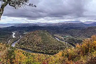 French Broad River in Cherokee National Forest (2020)