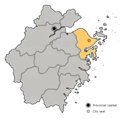 Ningbo in Zhejiang province