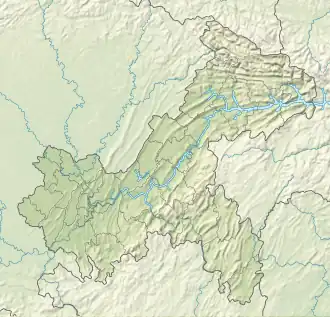 Diaoyucheng is located in Chongqing
