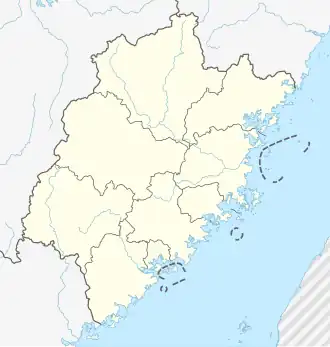 Longwen is located in Fujian