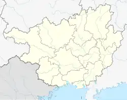 Xiufeng is located in Guangxi