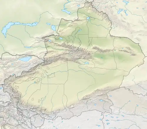 Yengisar is located in Xinjiang