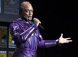 Chukwudi Iwuji (born 1975). Actor of the Royal Shakespeare Company and Marvel Cinematic Universe films.