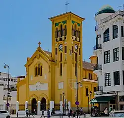 Tétouan Catholic Church, built during the Spanish protectorate in Morocco, and still active today[14][15][16][17]