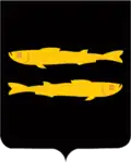 Ryapushka on the coat of arms of the local town of Pereslavl-Zalessky
