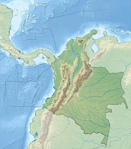 2025 Cundinamarca earthquake is located in Colombia