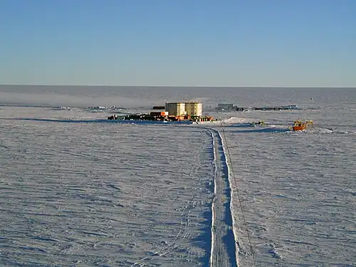 Concordia Research Station at dome Circe, Charlie or Concordia.