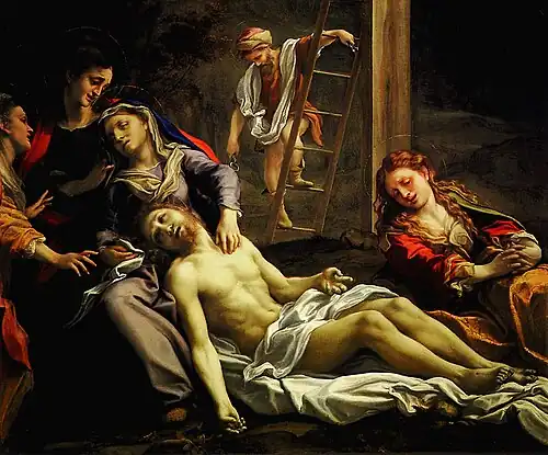 Correggio, Lamentation, c. 1524, Galleria nazionale di Parma