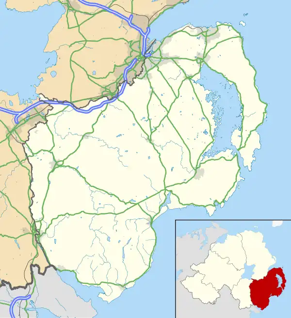 Ballyvange is located in County Down