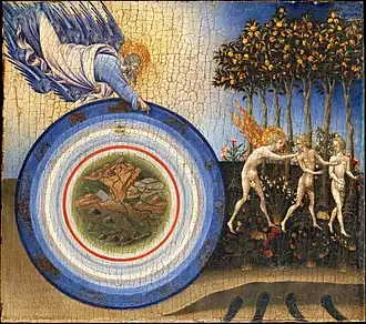 The Creation and the Expulsion from the Paradise (ca. 1438–44) Tempera & gold on wood (46.5 x 52&nbsp;cm ) Metropolitan Museum of Art