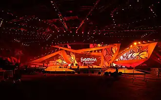 The 2012 Eurovision Song Contest was the first major event at Baku Crystal Hall