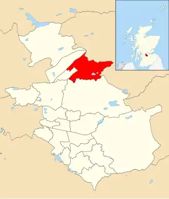 Location of the ward