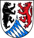 Coat of arms of Freyung-Grafenau Freing-Grofanau (Bavarian)