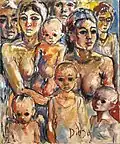 Poor People (ca.1968), 39.5 x 47.5 in, Private Collection - Notable