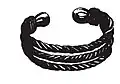 "Torsades" type of silver bracelet from Cerbăl (Hunedoara County) dated to La Tène III [116]