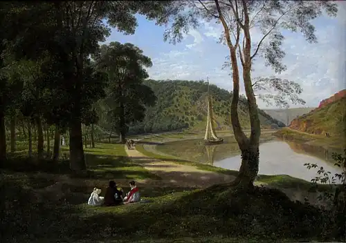View of the Avon Gorge by Francis Danby, 1822