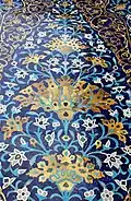 Mo'araq, Qara Qoyunlu tilework at Darb-e Imam, 1453