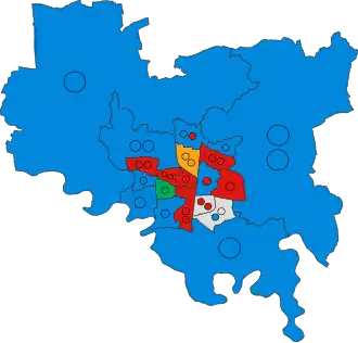 2019 results map