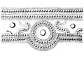 'Sun-bird-ship' motif from a bronze vessel, Hungary