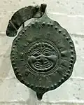 Fig. 15. Gorgoneion; Disk-fibula, Louvre BR 4306 (second half of the sixth&nbsp;century&nbsp;BC)[87]
