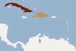 Map of range