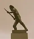 Top of the Spanish-American War Soldier's Monument