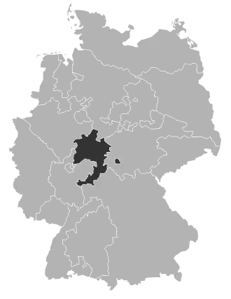 Karte der Evangelischen Kirche von Kurhessen-Waldeck