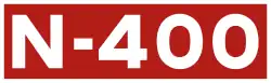 National road N-400 shield}}