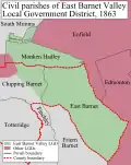 The two tiny exclaves of Enfield.
