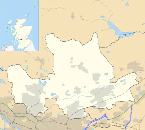 East Dunbartonshire shown within Scotland