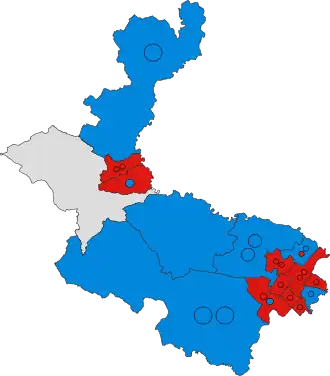 2023 results map