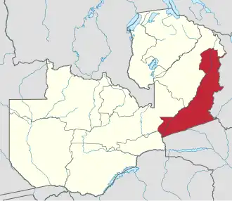 Map of Eastern Province