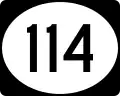 Highway 114 marker