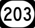 Kentucky Route 203 marker