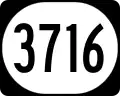 Kentucky Route 3716 marker