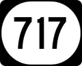 Kentucky Route 717 marker