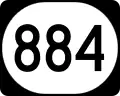 Kentucky Route 884 marker