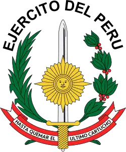 Coat of arms Escudo del Ejército del Perú