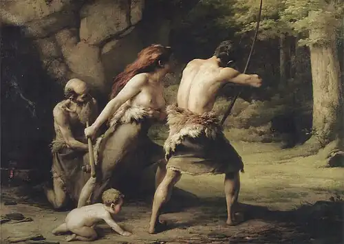 Emmanuel Benner, A Family in the Stone Age