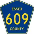 County Route 609 marker