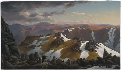 North-east View from the Northern Top of Mount Kosciusko, 1863, National Gallery of Australia