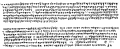 A reproduction of the palm-leaf manuscript in Siddham script, originally held at Hōryū-ji Temple, Japan; now located in the Tokyo National Museum at the Gallery of Hōryū—ji Treasure. The original copy may be the earliest extant Sanskrit manuscript of the Heart Sutra dated to the 7th–8th century CE. It also contains the Sanskrit text of the Uṣṇīṣa Vijaya Dhāraṇī Sūtra and the final line shows the Siddhaṃ abugida.[19]