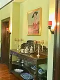 Sideboard in the Fenyes dining room.
