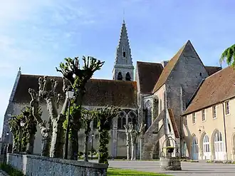 Ferrières Abbey, general view.