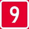 National Road 9 shield}}