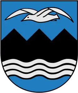 Coat of arms of Fjell Municipality (1957-2019)