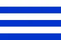 Flag of Dunkirk, France , (Barry of six argent and azure)