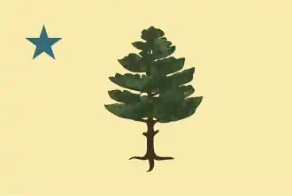 Flag of Maine, (March 21, 1901 – February 23, 1909)