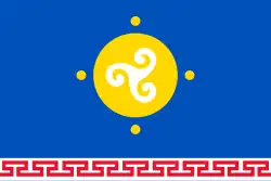 Flag of Ust-Orda Buryat Okrug