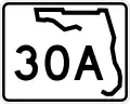 State Road 30A marker